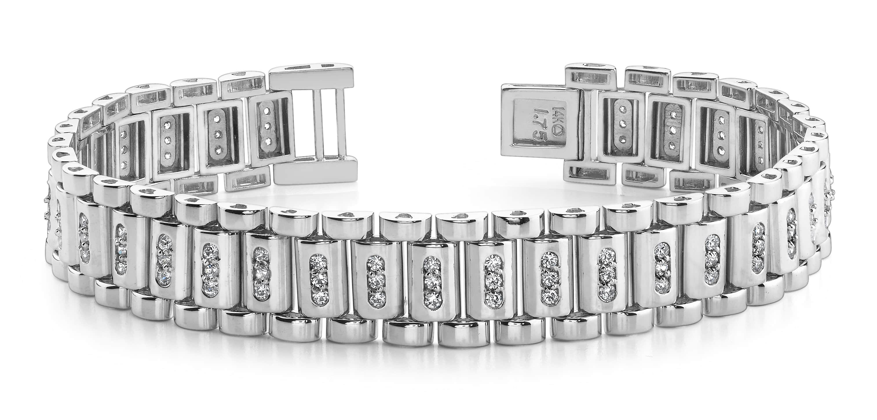 Number 99 Bracelet In 14K Or 18K Gold And Platinum